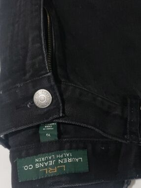 Ralph Lauren Black Slim Womans Jeans